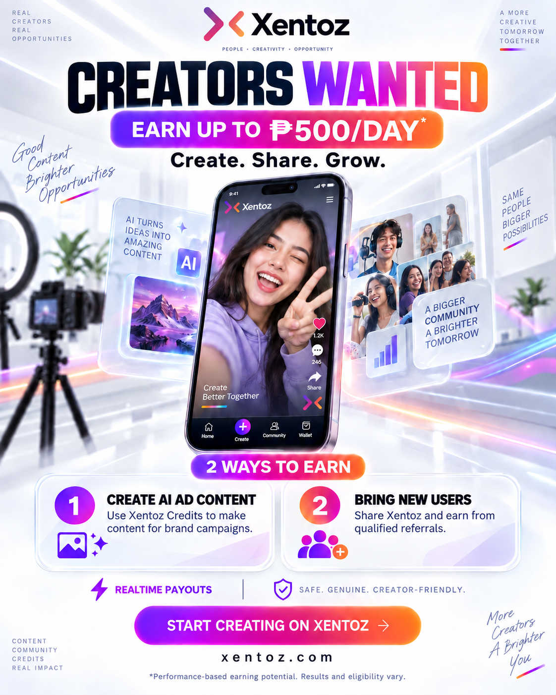 Calling all creators! We're hunting for fresh talent to feature and grow with us 🎬 Message us now to get started!