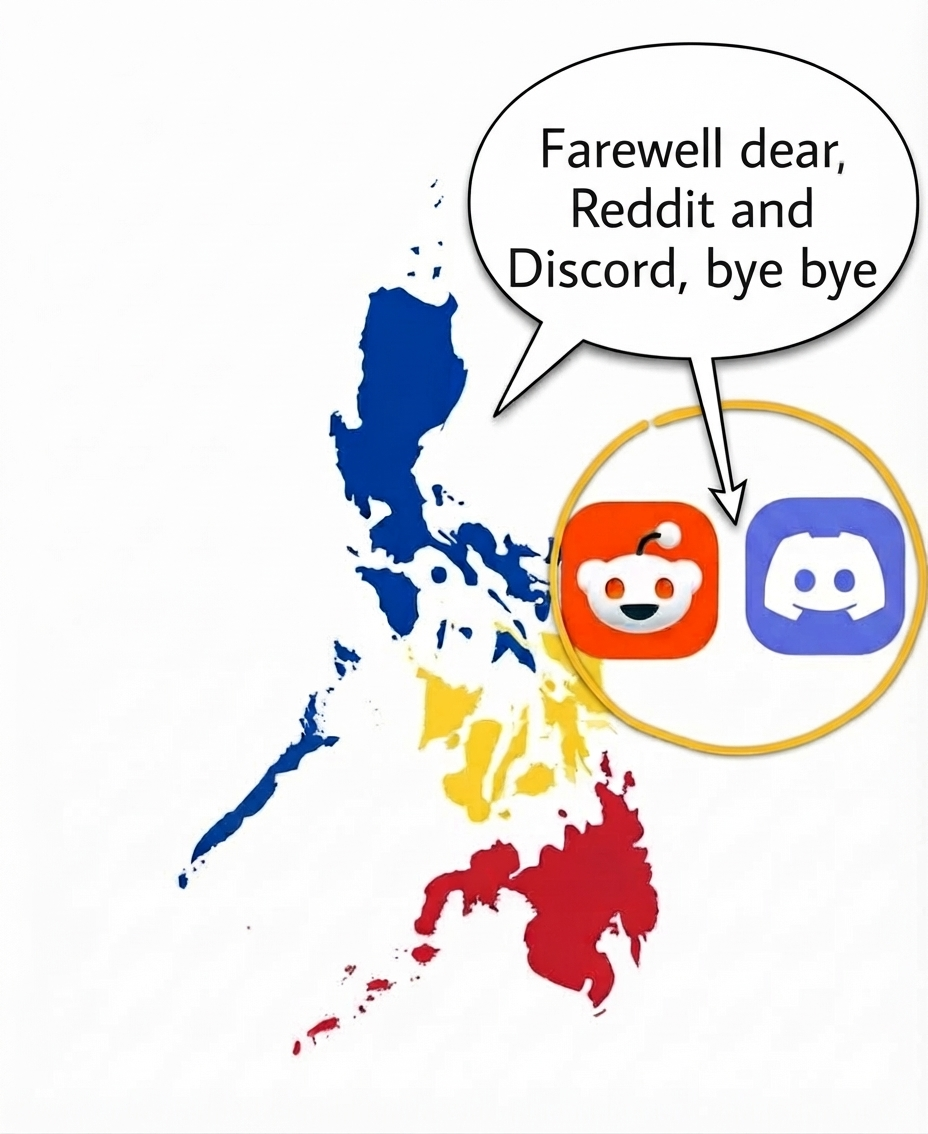 meanwhile, here in the Philippines, allegedly Reddit and Discord are said to be ban?
